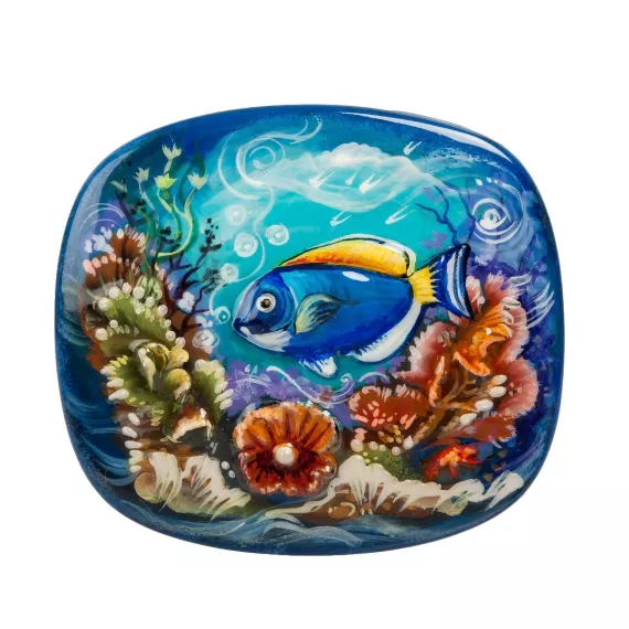 Шкатулка Рыбка 8,5,х7,5 Сухов К. Art East, изображение 2
