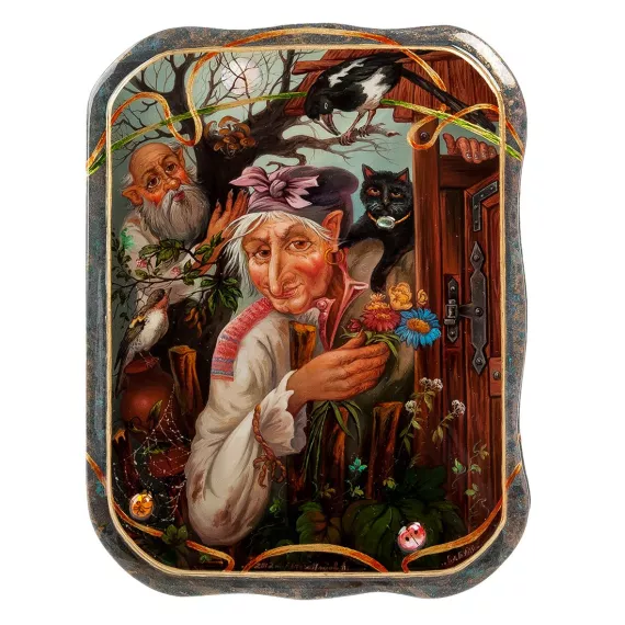 Шкатулка Баба яга исп. Мостов Art East, изображение 2