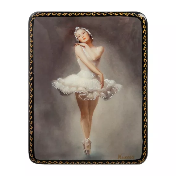 Шкатулка в технике декупаж Балет (10х8х3,5) Art East, изображение 2