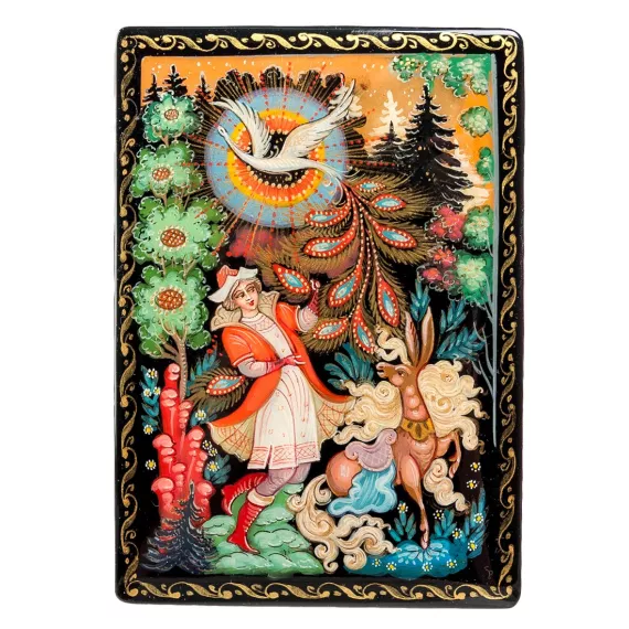 Шкатулка Жар-птица исп. Серов Art East, изображение 2