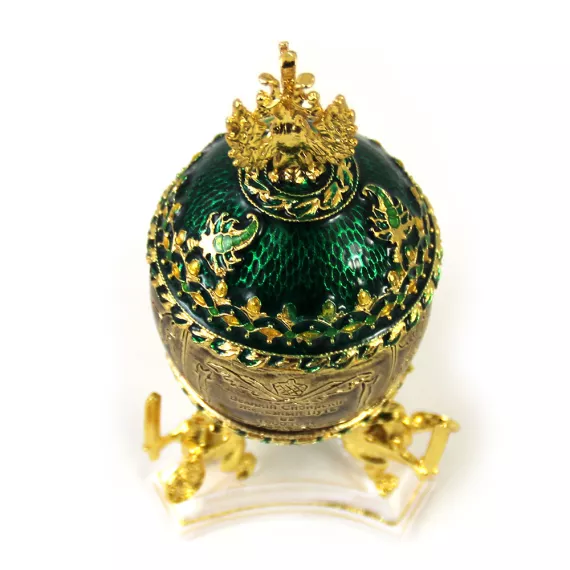 Шкатулка яйцо Транссибирский экспресс Артпрайд 24HV, изображение 2