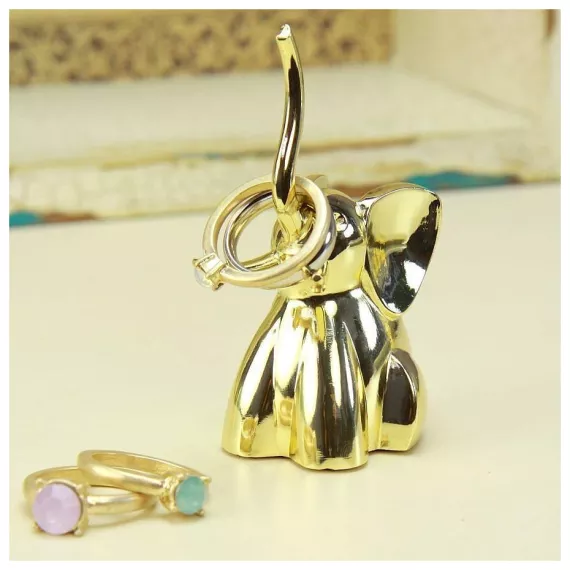 Подставка для колец Umbra Zoola Слон Латунь, изображение 2