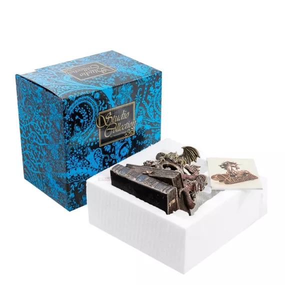 Статуэтка Драконы на черепе и книгах Veronese, изображение 3