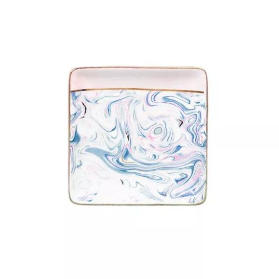 Декоративная тарелочка для мелочей Сиреневая арт.79321 Феникс-Презент, изображение 2