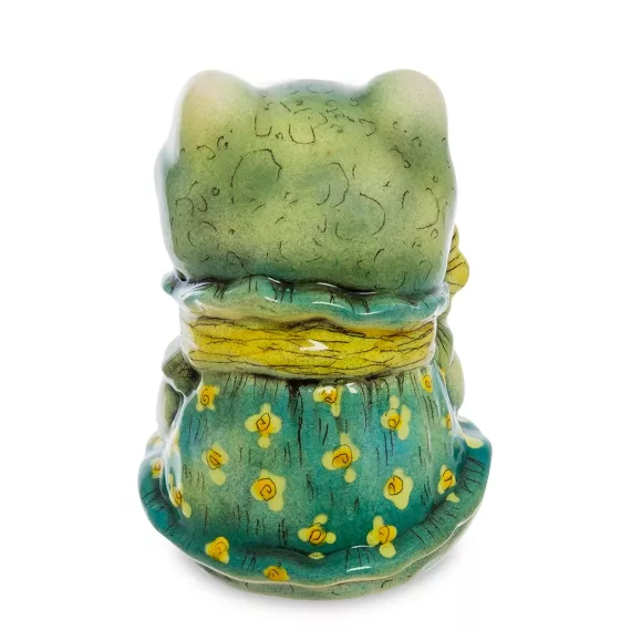 Фигурка керамическая Лягушка в платье Art East, изображение 2