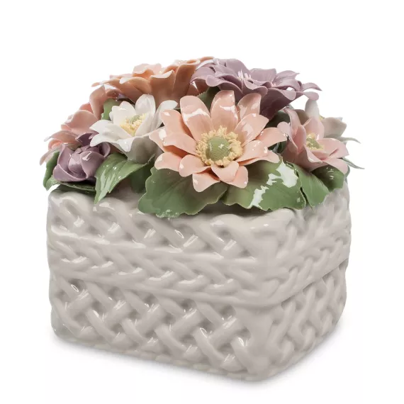 Музыкальная фигурка Медвежонок с цветами Pavone, изображение 2