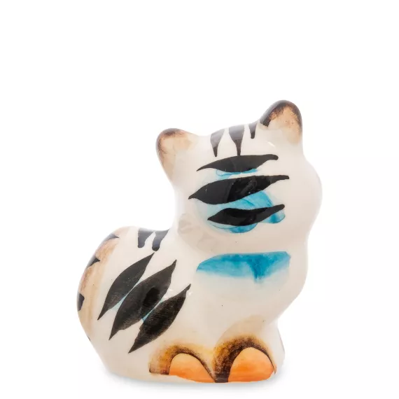 Фигурка Кот без хвоста цв. (Гжельский фарфор), изображение 2