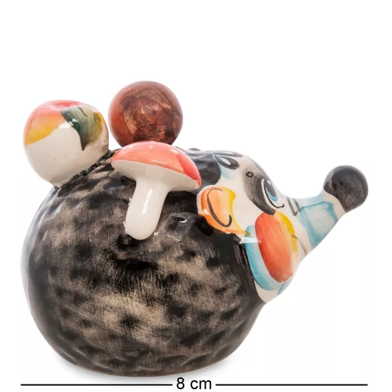 Фигурка Еж Гурман (Гжельский фарфор), изображение 2