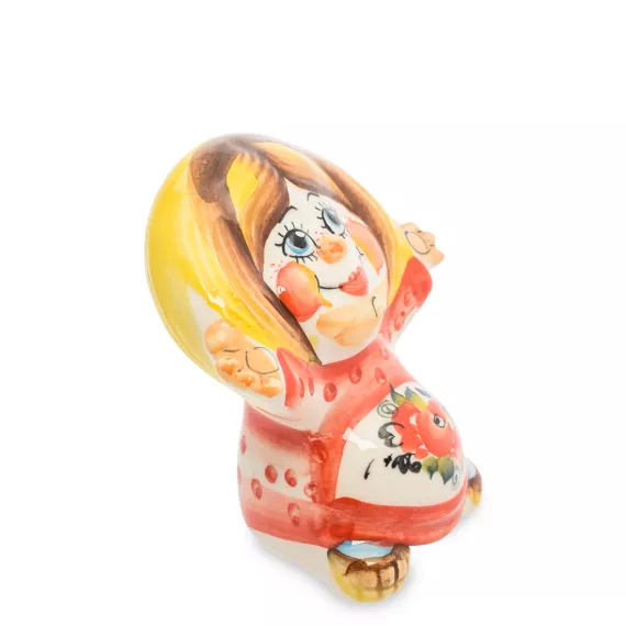 Фигурка Кузя нов цв. (Гжельский фарфор) ГЛ-456, изображение 2