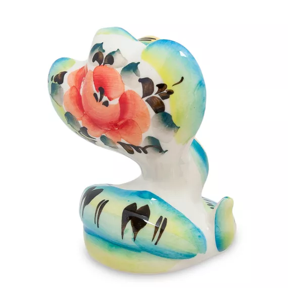 Фигурка Змея Клавдацв. (Гжельский фарфор) ART-East ГЛ-303, изображение 2