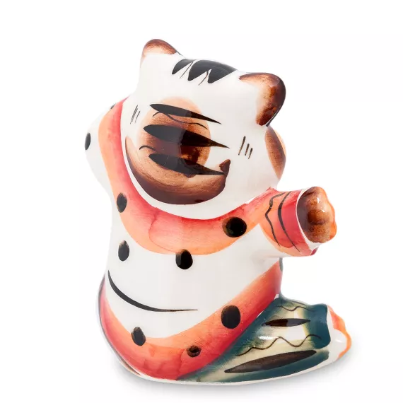 Фигурка Кот-Плясун цв. (Гжельский фарфор) ГЛ-188, изображение 2