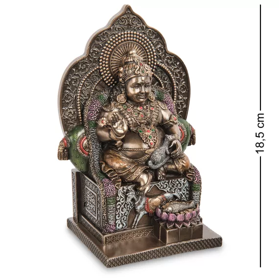 Статуэтка Кубера - индусский бог богатства Veronese, изображение 2