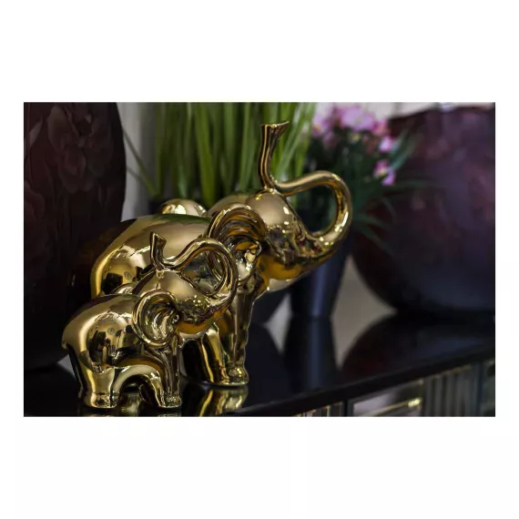 Статуэтка Золотой слон 10K9115A, изображение 2