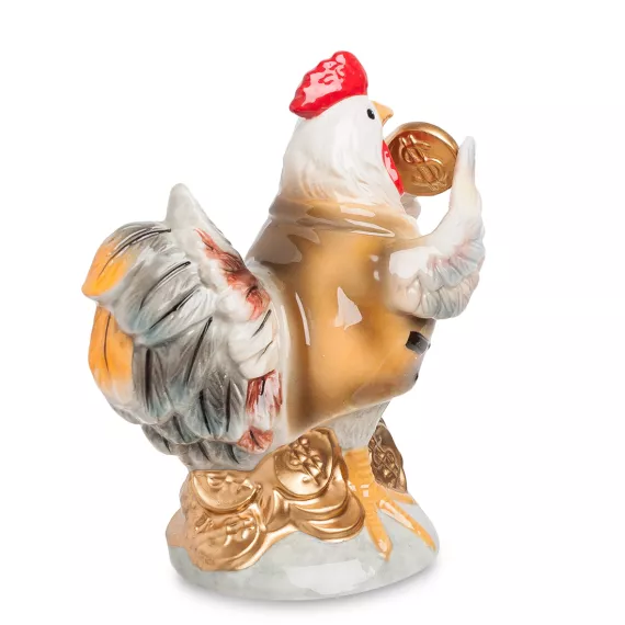 Статуэтка Петух с монетой на удачу Pavone CMS-59/ 3, изображение 2