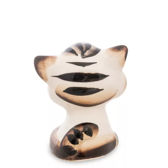 Фигурка Кот-голова цв. (Гжельский фарфор), изображение 2