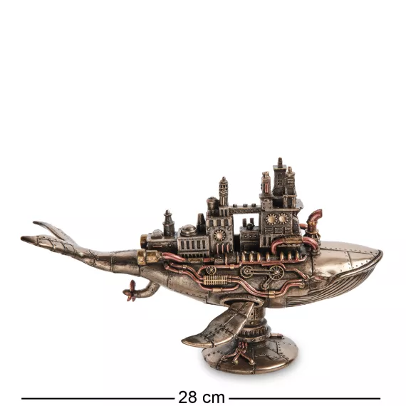Статуэтка в стиле Стимпанк Пятидесятидвухгерцевый кит Veronese, изображение 2