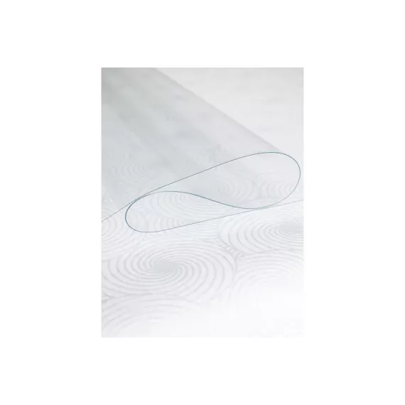 Силиконовая прозрачная скатерть Protect гибкое мягкое стекло, клеенка/пленка на стол 140х60x0,07 см 10171, изображение 2