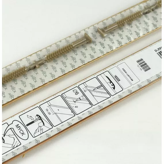 Порожек ПВХ Myck D-Z0100-7Е Махагони 1000х32 мм, изображение 2