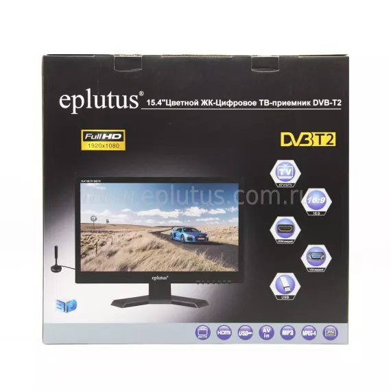 LED Телевизор 19" Eplutus EP-158T Black, изображение 2