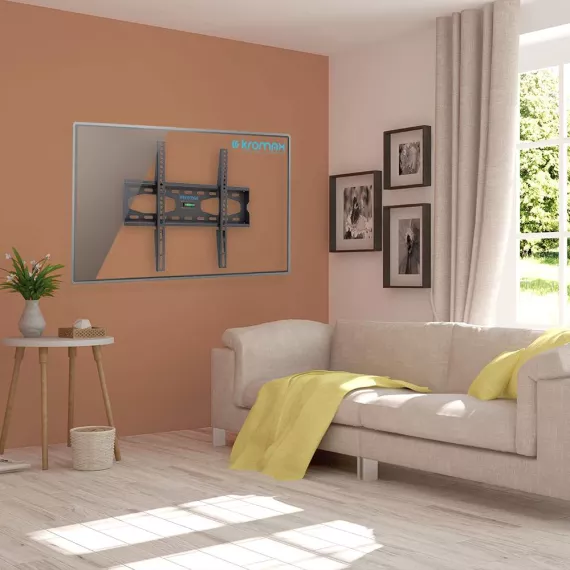 Кронштейн для телевизора настенный фиксированный Kromax STAR-33 26"-55" до 40 кг, изображение 2