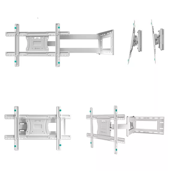 Кронштейн для телевизора 40"-75" ONKRON M7L наклонно-поворотный, белый, изображение 2
