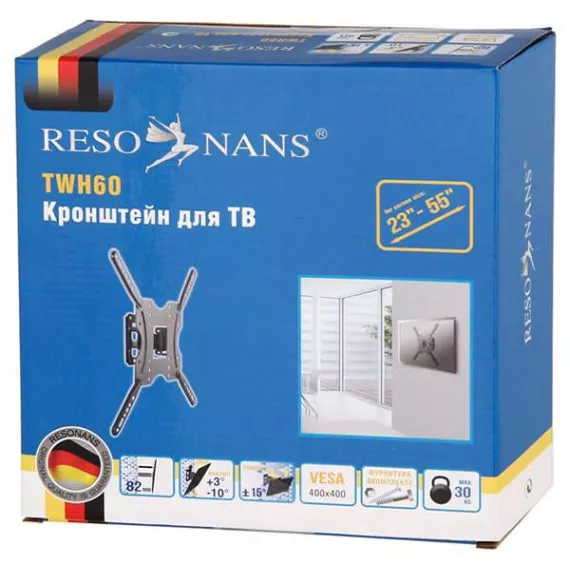 Кронштейн для телевизора Resonans TWH60 Black, изображение 3