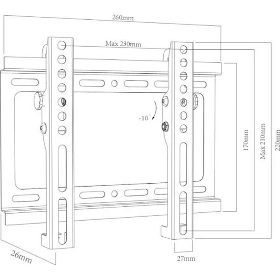 Кронштейн для телевизора Aspect Led Easy-2, изображение 2