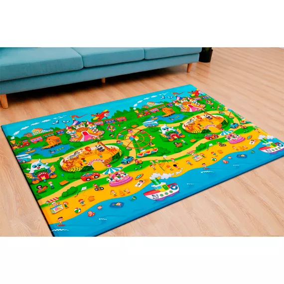Коврик игровой двусторонний (2000х1400х15) Funkids Medium-15 art. FD-M15-2S, 011, изображение 2