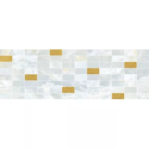 Декор Eden мозаичный светло-голубой золото MM60156 20x60 Laparet