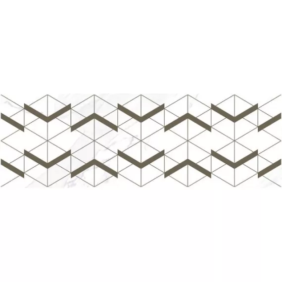 Декор Lord Wing белый 20x60 Laparet