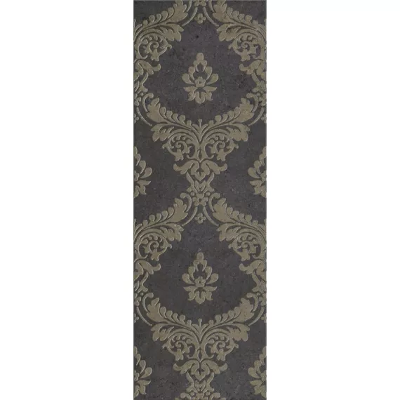 Декор Silvia Black decor 01 30x90 Gracia Ceramica