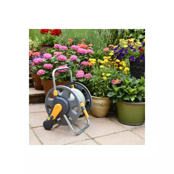 Катушка для шланга 1/2" 60 м с возможностью крепления на стену Hozelock 2475 2475R3600, изображение 2