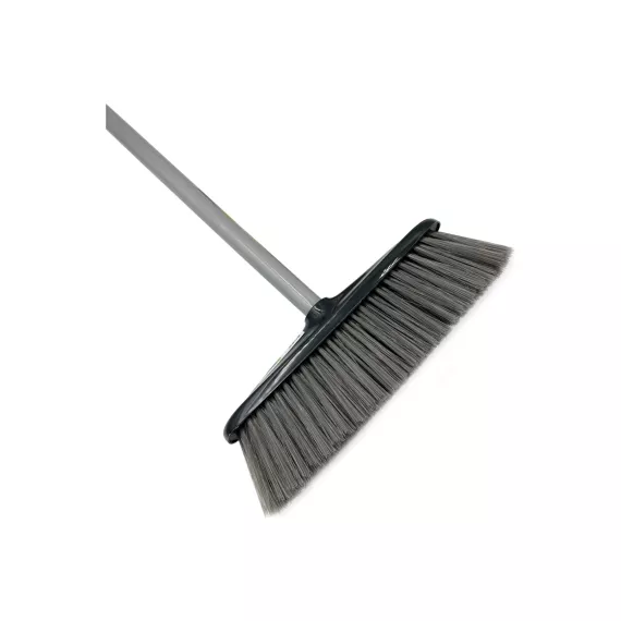 Щетка GoGo ПВХ, цвет темно-серый, с деревянной серой ручкой, 120 см 60300 NIGHT, изображение 2