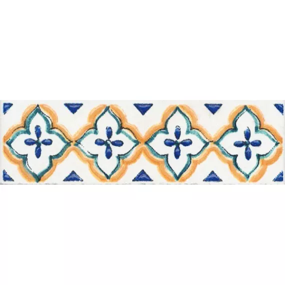 Бордюр STG/A495/1146H Капри майолика 3x9.8 Kerama Marazzi