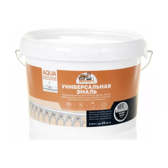 Эмаль универсальная акриловая глянцевая ЭКСПЕРТ зеленый RAL 6002 2,5 кг 29075, изображение 2