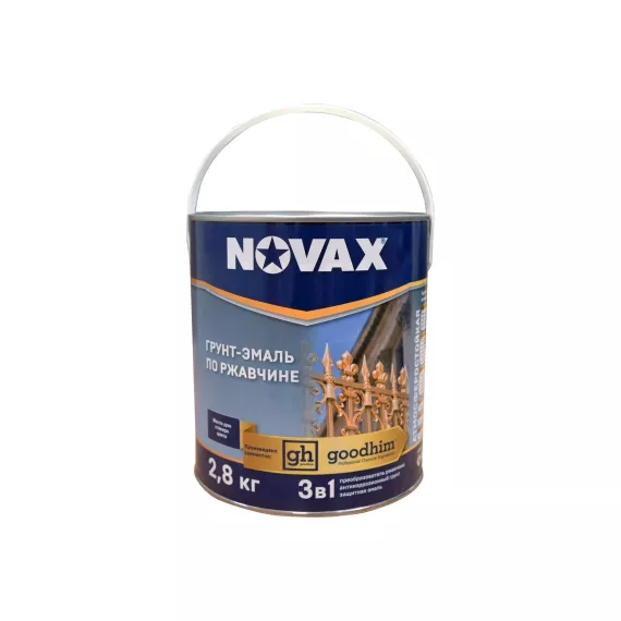 Грунт-эмаль Goodhim 3в1 novax бежевый RAL 1015, глянцевая, 2,8 кг/3 л 10885, изображение 2