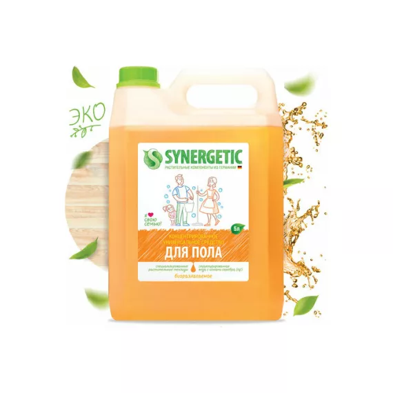Универсальное средство для мытья поверхностей Synergetic 5 л 4613720438860, изображение 2