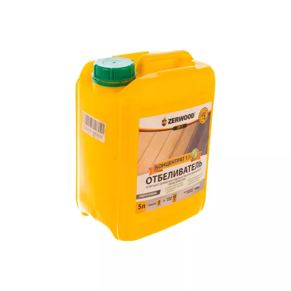 Отбеливатель Zerwood ОТ- 1 концентрат 1:1 5л канистра 00012299, изображение 2