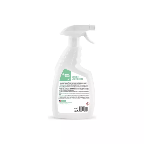 Универсальный нейтральный очиститель IPAX Green Unikleen 750 мл, триггер, готовый раствор GUK-0,75T-2624, изображение 2