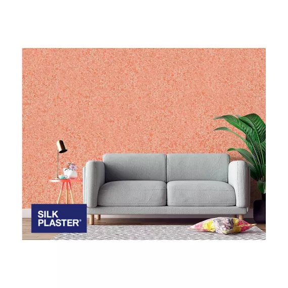 Жидкие обои Absolute Оранжевый 1.3 кг Silkplaster A424, изображение 2