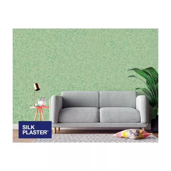 Жидкие обои Absolute Салатовый 1.3 кг Silkplaster A423, изображение 2