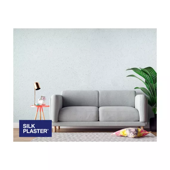 Жидкие обои Absolute Бело-голубой 868 гр Silkplaster A102, изображение 2