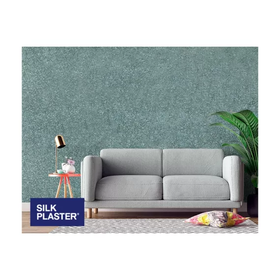 Жидкие обои Absolute Изумрудно-зеленый 1.053 кг Silkplaster A255, изображение 2