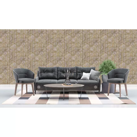 Виниловые обои на флизелине Grandeco Wanderlust WL2502, изображение 3