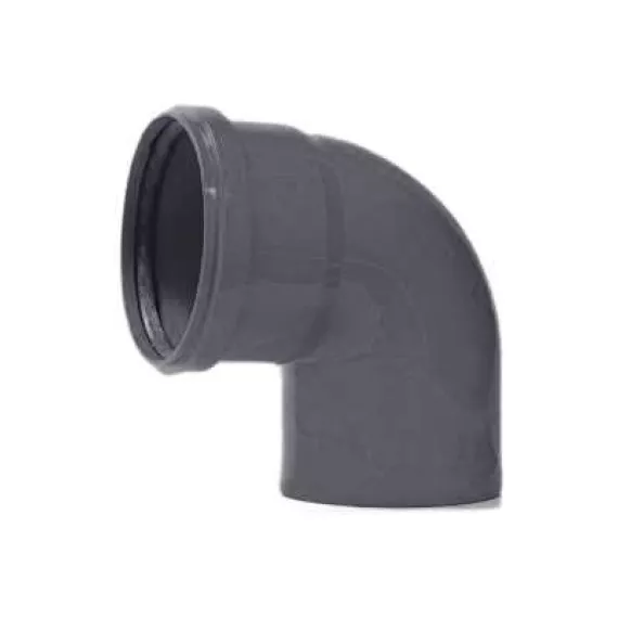 Отвод ООО МультиМирПласт 110x15 серый, упаковка 25 шт ОТВ ВК 110/15/25