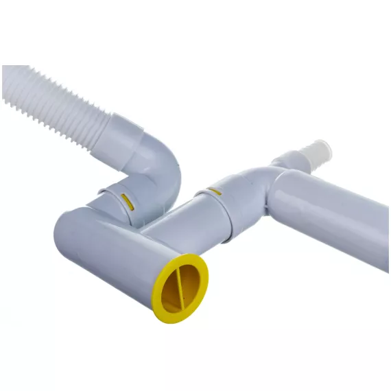 Комплект выпуск с сифоном для мойки LONGRAN с одной чашей S1100, изображение 2