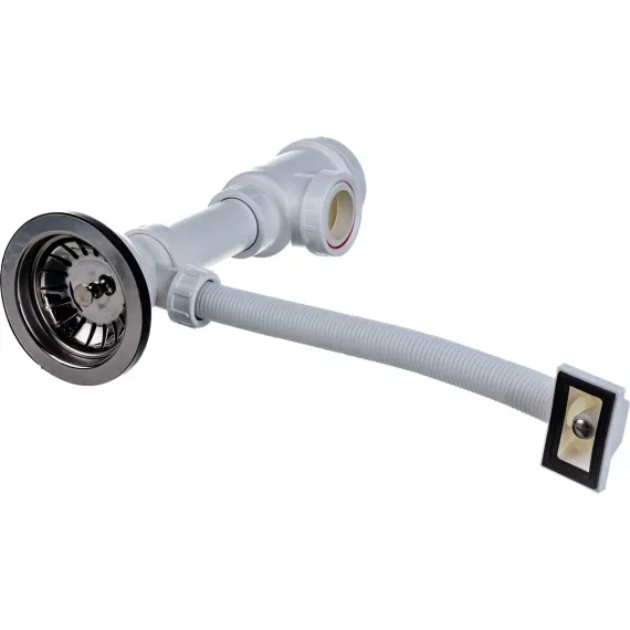 Сифон для мойки Alca Plast A447 - DN50/40 с нержавеющей решеткой 00034402