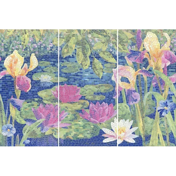 Панно HGD/A94/3x/11000RL Сад Моне лаппатированный 60x90 Kerama Marazzi